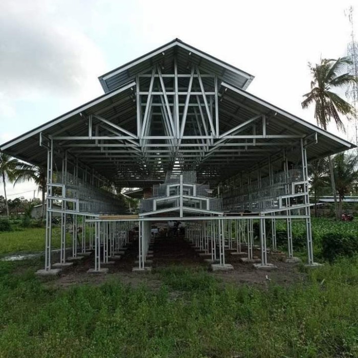 pasang kandang bulan baja ringan 03 pasang kandang bulan baja ringan 03