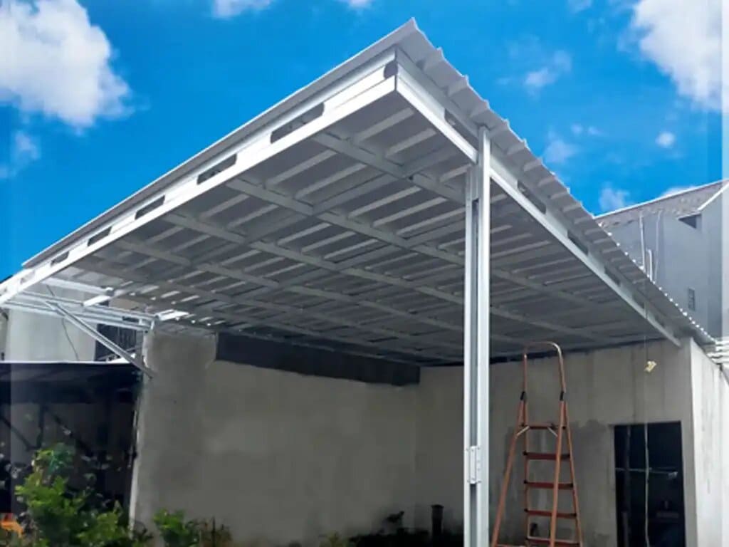 pasang kanopibulan baja ringan 06 pasang kanopibulan baja ringan 06